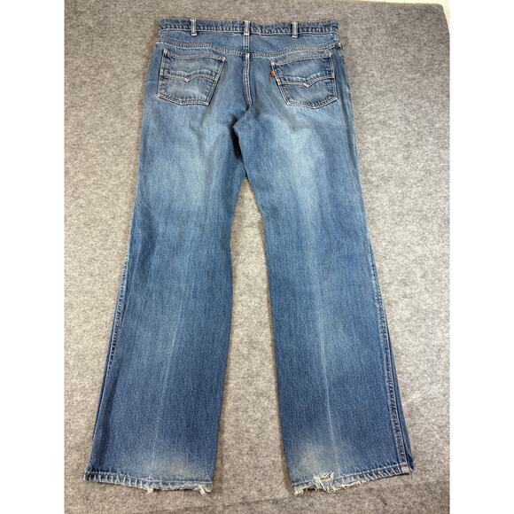VINTAGE 80s Levis For Men Jeans 35x29 Blue Denim Relaxed Fit Orange Tab 90s USA - Picture 2 of 7